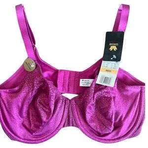 NWT WACOAL Magenta Color, Back Appeal Bra, Style 855303, Size 36DD